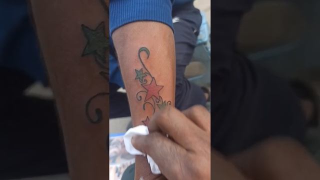 Star tattoo #short# video #6280334372# смотреть онлайн