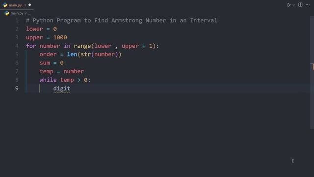 Python Program to Find Armstrong Number in an Interval | Python Examples смотреть онлайн