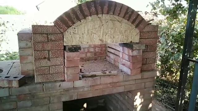 Беседка с профтрубы, часть 2, Постройка мангала с печью под Казан смотреть онлайн
