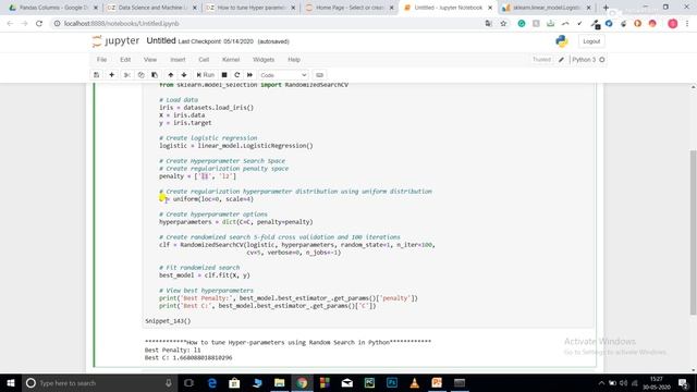 How to tune the hyperparameters using Random Search in Python? смотреть онлайн