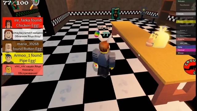 ОХОТА за ЯЙЦАМИ в ПИЦЦЕРИИ в ROBLOX - EPIC EGG HUNT 2021 смотреть онлайн