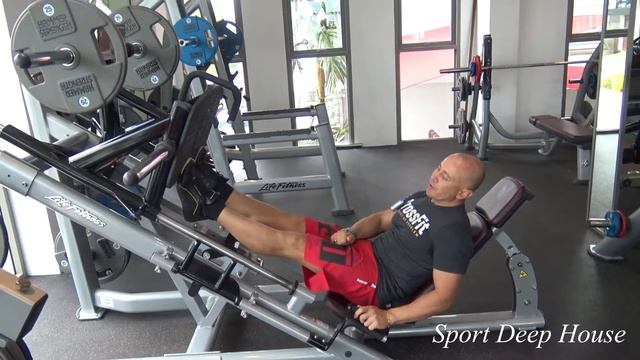 Голень в жиме ног смотреть онлайн