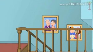 Гриффины: адские ступеньки(Питер падает с лестницы)