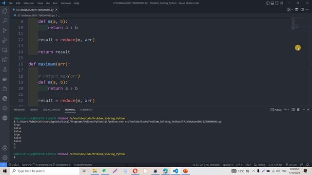 Problem Solving in Python #20 | Find Maximum and Minimum Values of a List смотреть онлайн