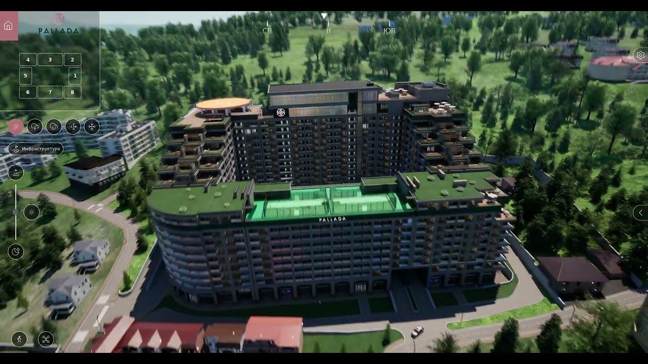 Интерактивная презентация Апартаментный комплекс Армения /кейс смотреть онлайн