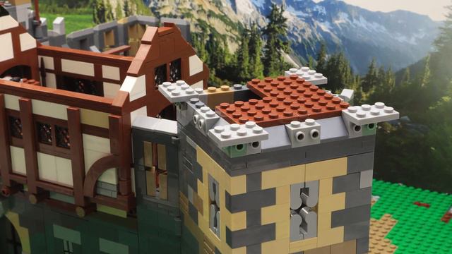 Epic Medieval Lions' Castle Stop Motion Build - LIGHTAKE MOC смотреть онлайн