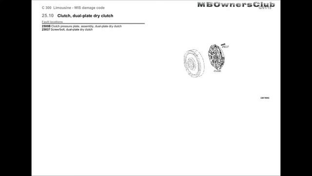 C-Class (W204) | Fault locations | Clutch смотреть онлайн