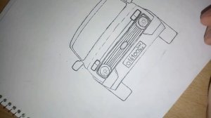 КАК НАРИСОВАТЬ МАШИНУ НИВА УРБАН