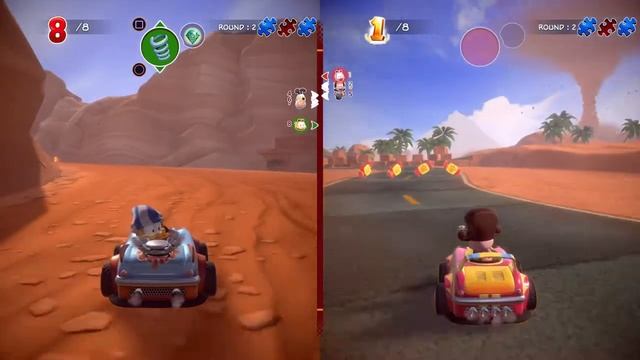 Garfield Kart Furious Racing_puzzle смотреть онлайн