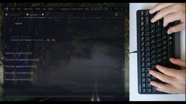 ASMR Programming - Coding a Snake Game with Javascript - No Talking смотреть онлайн
