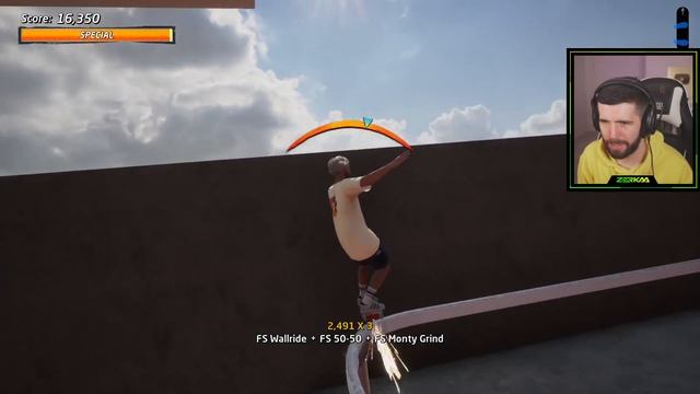 Minecraft But It's Skateboarding... (Tony Hawk's Pro Skater 1+2) смотреть онлайн