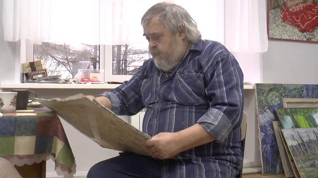 В мастерской художника Александра Мучкаева #Графика #Мастерская_художника #Александр_Мучкаев смотреть онлайн