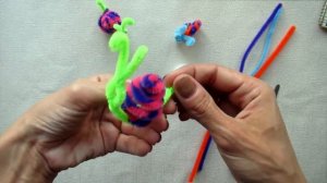 Плетение улитки из синельной проволоки