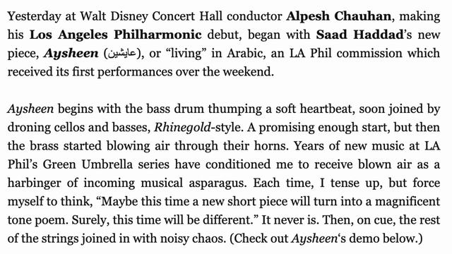 The WORST Review I've Ever Had (ft. "Aysheen," for the LA Phil) смотреть онлайн