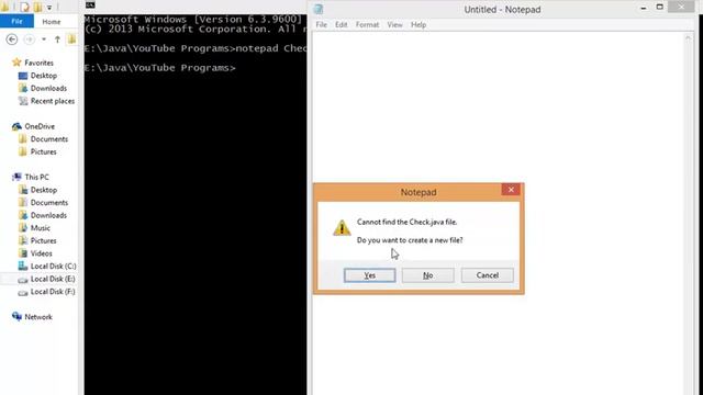 How To Write Java Program In Notepad And CMD | Java Technocrat [Hindi] смотреть онлайн