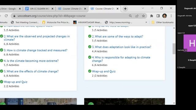 UN CC elearn Introduction login materail quiz certificate process смотреть онлайн