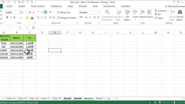 MS Excel - Copying and Filling - Tricks (Class 18 - In Bangla) смотреть онлайн