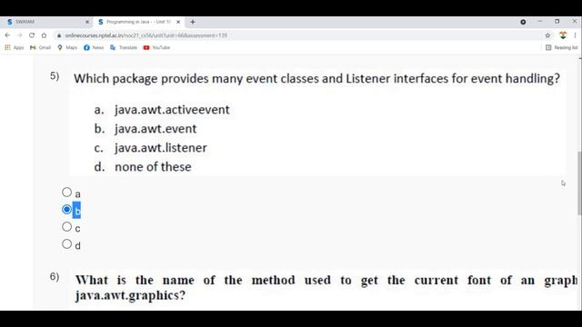 NPTEL PROGRAMMING IN JAVA WEEK 8 ASSIGNMENT ANSWERS | 2021 смотреть онлайн