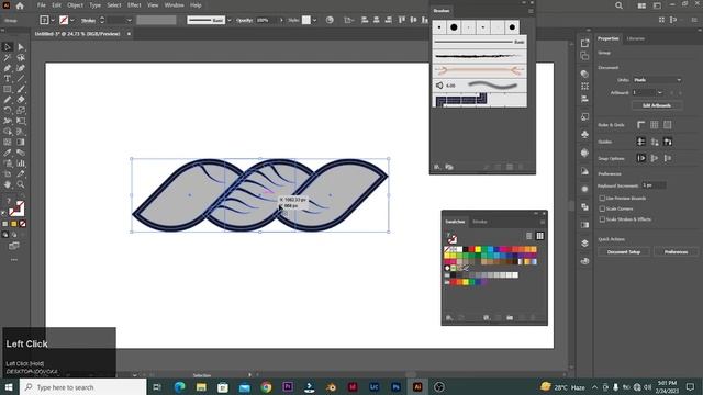 Adobe illustrator for beginners-Swatch too Brush tool-How to make rope in illustrator. Tutorial 202 смотреть онлайн