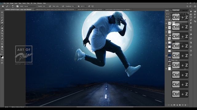 Cinematic Look Manipulation in photoshop Tutorial Tamil смотреть онлайн