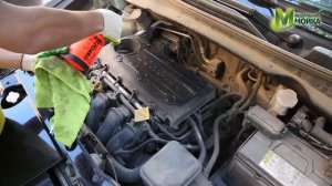 Мойка двигателя. Сухая мойка двигателя. Как мыть двигатель.