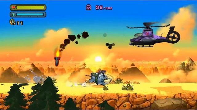 Слон Рэмбо часть 5 6 прохождение игры Tembo the Badass Elephant смотреть онлайн