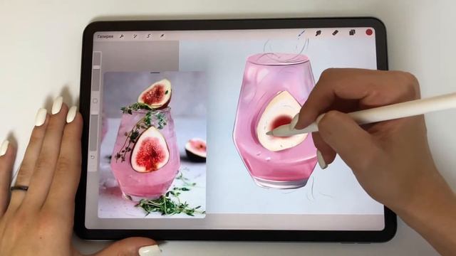 Digital art in Procreate. Урок по рисованию на iPad смотреть онлайн