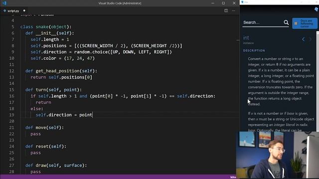How to build SNAKE in Python! [Pygame tutorial 2020] смотреть онлайн