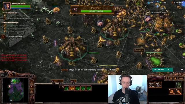 StarCraft 2: ZERG EDITION - Wings of Liberty Campaign! (Ep. 3) смотреть онлайн