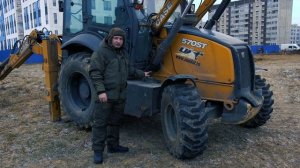 "Бюджетный" Экскаватор погрузчик CASE 570ST ИНДУС Обзор