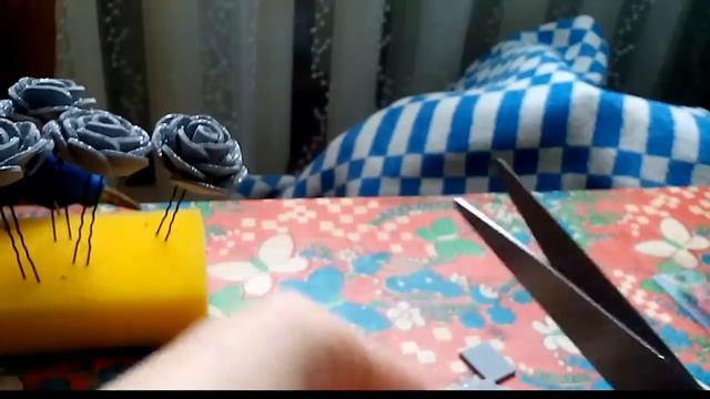 Роза из фоамирана на шпильке. смотреть онлайн
