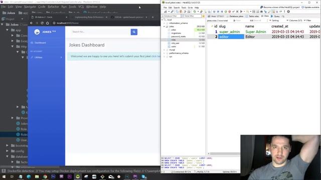 Part 11 - Let's Build an App- Laravel Roles & Permissions - Roles Packages - Migrations смотреть онлайн