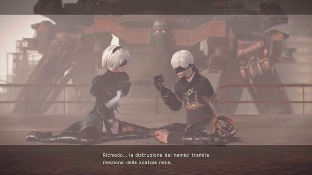 NieR:Automata 2B e 9S BLACK BOX EFFECT Gameplay PS4 Pro смотреть онлайн
