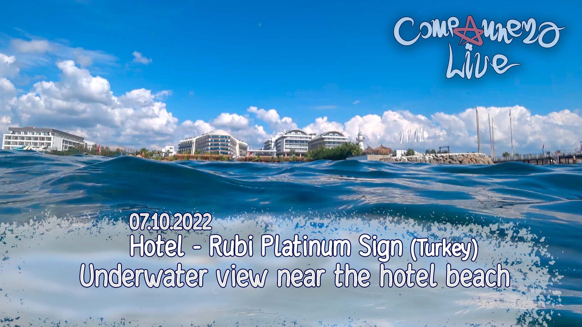 Отель Rubi Platinum Sign - Под водой возле пляжа отеля