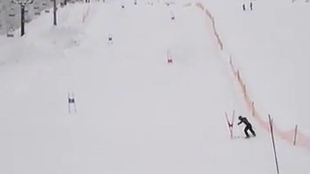 05 telemark ski race training, Hokkaido, Japan смотреть онлайн