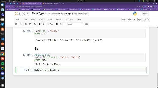 SET DATA TYPE IN PYTHON FOR BEGINNERS смотреть онлайн