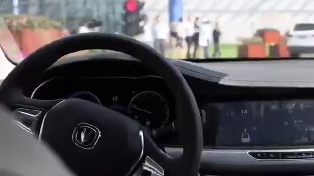 Level 4 autonomous test ride car with Robosense LiDAR смотреть онлайн