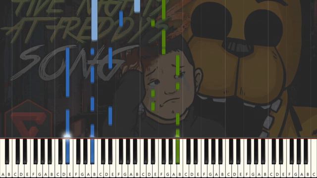 FIVE NIGHTS AT FREDDY'S 3 SONG By iTownGamePlay (Piano Tutorial) смотреть онлайн