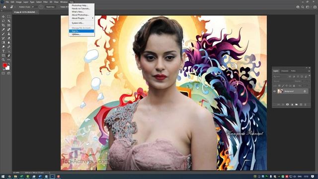 Photoshop Tutorial-23 Hand Tool Photoshop | Rotate view Tool Photoshop смотреть онлайн