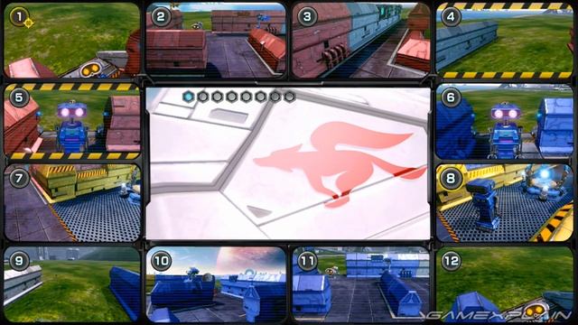 amiibo in Star Fox Guard Gameplay (Fox & Falco w/ Voices) смотреть онлайн