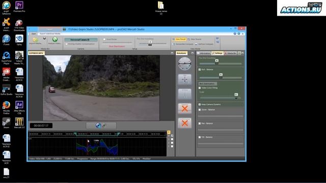 GoPro урок: Стабилизация видео для GoPro Studio. Как снимать экшн-камерой гопро. GoPro 7, 6, 5 смотреть онлайн