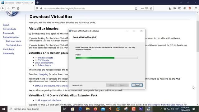 Como Descargar e Instalar VirtualBox y Su Paquete de Extensión 32 y 64Bits 2020 смотреть онлайн