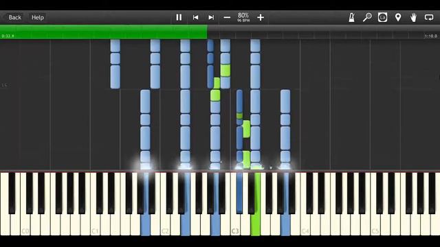 Slipknot - Wicked Game Piano Tutorial (Synthesia cover + midi) смотреть онлайн