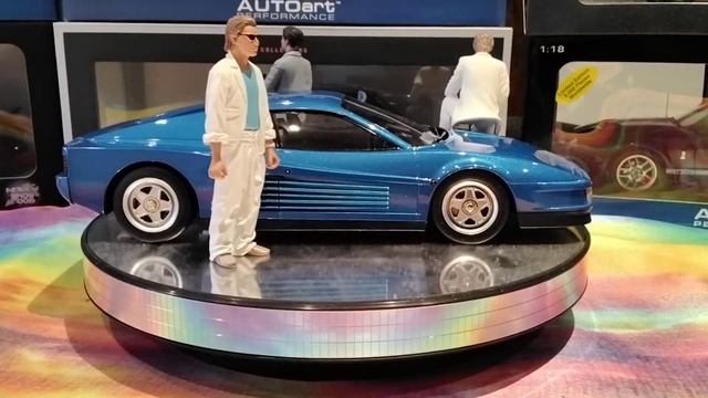 1 18 Ferrari Testarossa Blue Miami Vice what if nr1 KK смотреть онлайн