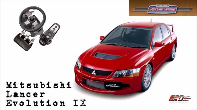 Mitsubishi Lancer Evolution IX - тест-драйв, обзор в City Car Driving! смотреть онлайн