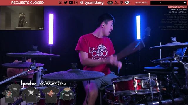 New Sleep Token dropped during drum stream! | The Summoning | React | tysondang смотреть онлайн
