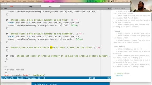 Testing Redux+React application (part 3) смотреть онлайн