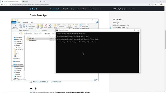 Instalando o React - Curso de React js Grátis Completo Grátis 2022 - Aula 3 смотреть онлайн
