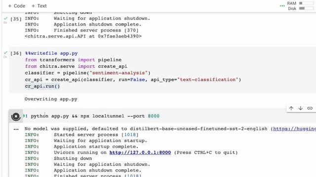 Create Hugging Face NLP API Tutorial | Fastest way to create ML API serve on Colab смотреть онлайн