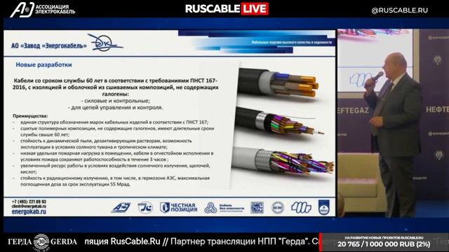 Кабели для экстремальных условий АО «Завод «Энергокабель» Пташинский Дмитрий Викторович смотреть онлайн